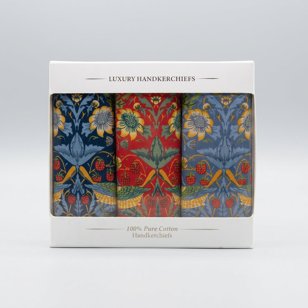 William Morris Handkerchief 3 pack
