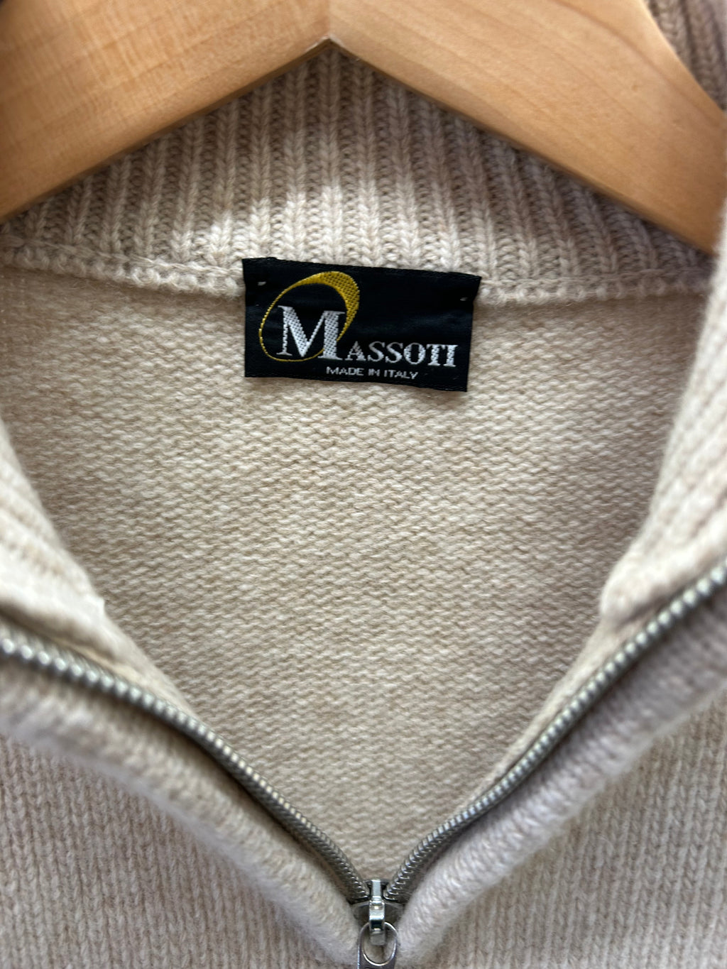 100% Merino Lambswool Quarter-Zip Jumper