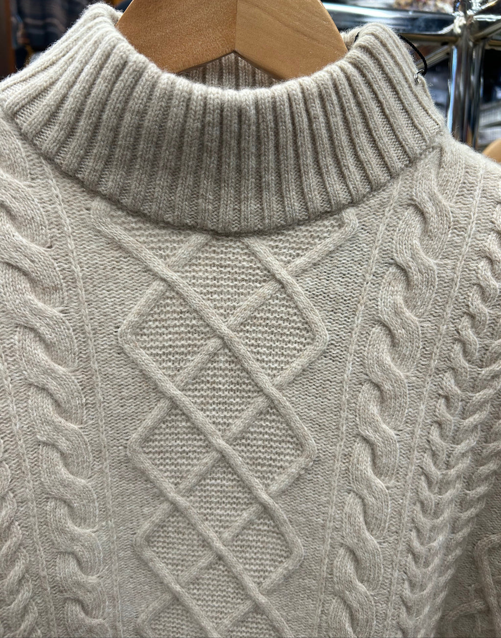 100% Merino Lambswool Roll Neck Jumper