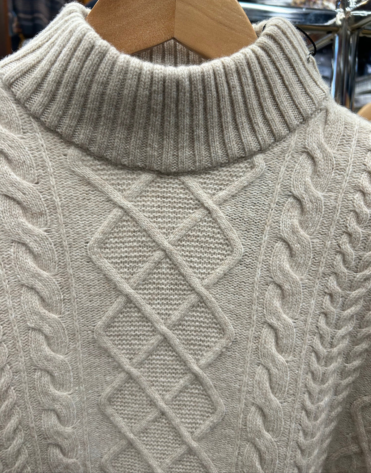 100% Merino Lambswool Roll Neck Jumper