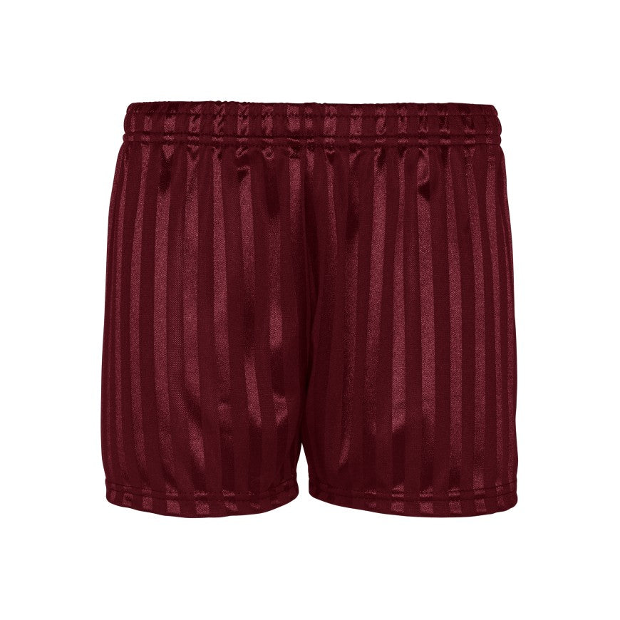 Burgundy PE Shorts