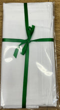 Men’s White Cotton Handkerchiefs – 6 Pack