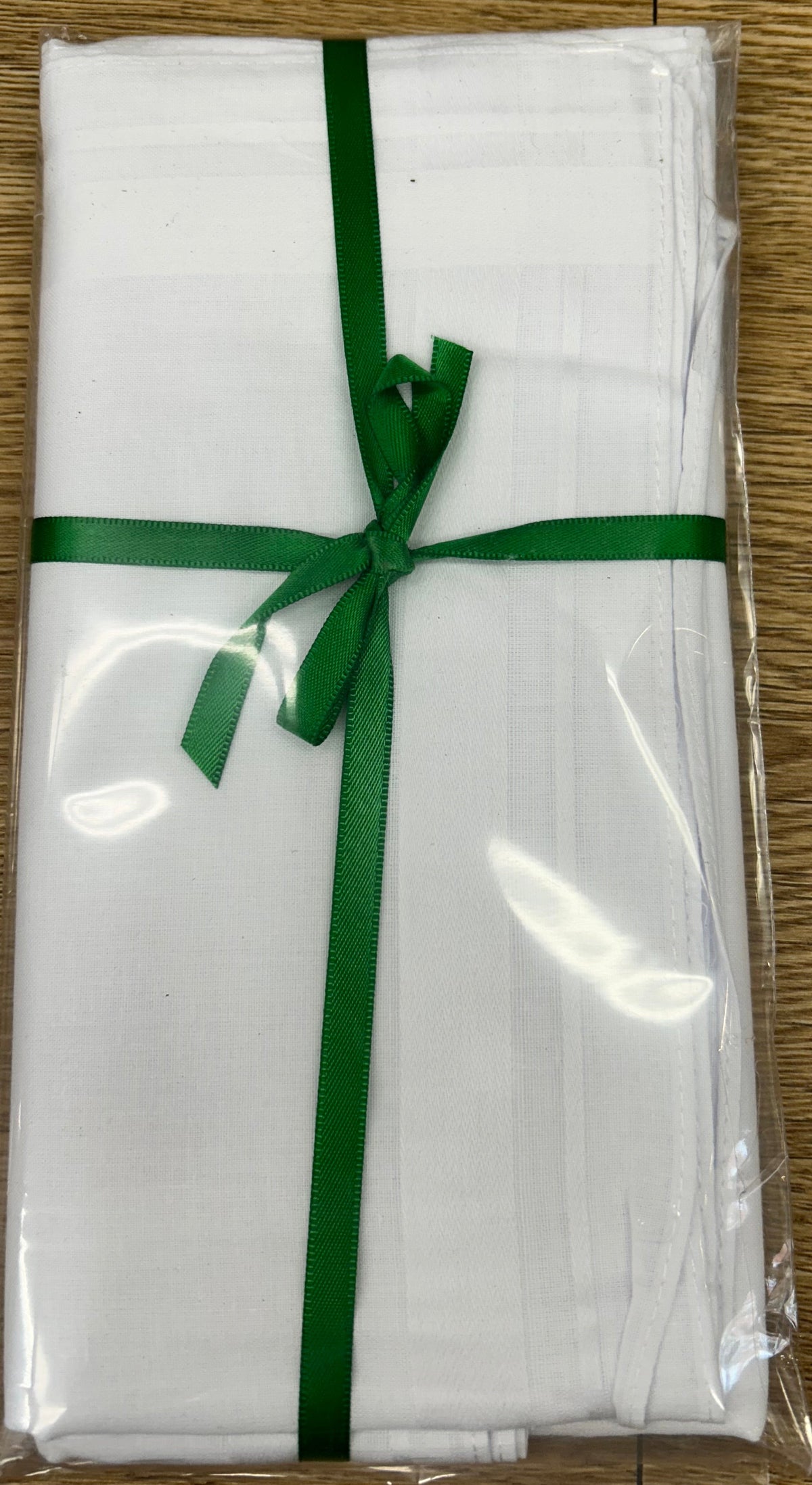 Men’s White Cotton Handkerchiefs – 6 Pack