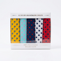 Spot Cotton Handkerchiefs - 5 Pack