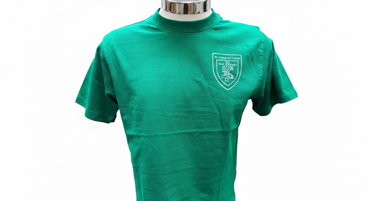 St Mary's Catholic Primary PE T-shirt GREEN