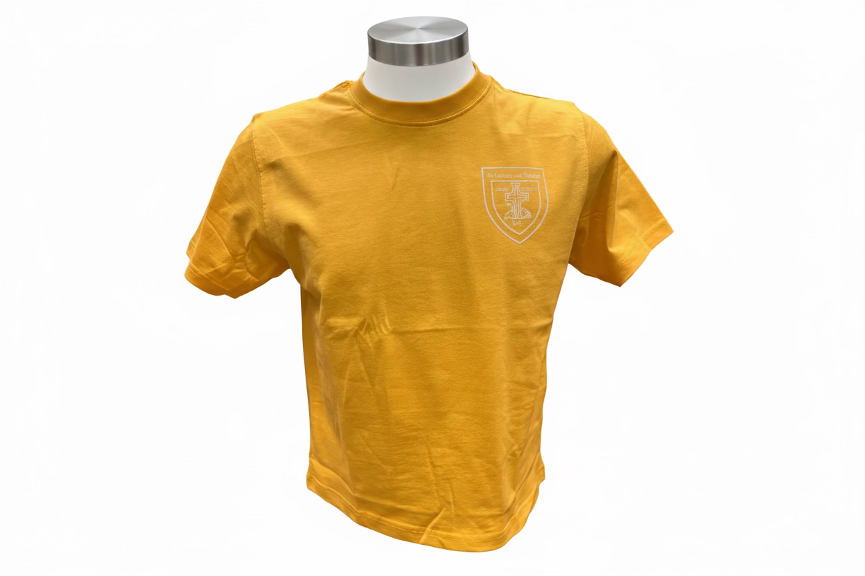 St Mary's Catholic Primary PE T-shirt YELLOW