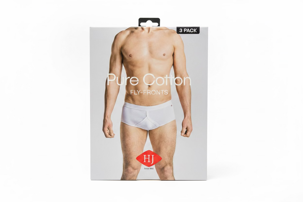 3 pack Fly Front underwear
