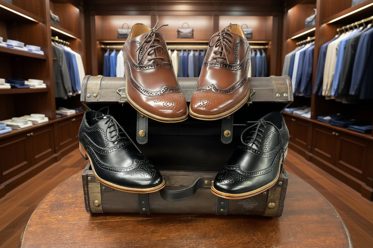 5 Eyelet Brogue Oxford Shoe